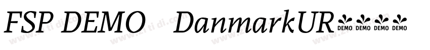 FSP DEMO   DanmarkUR字体转换